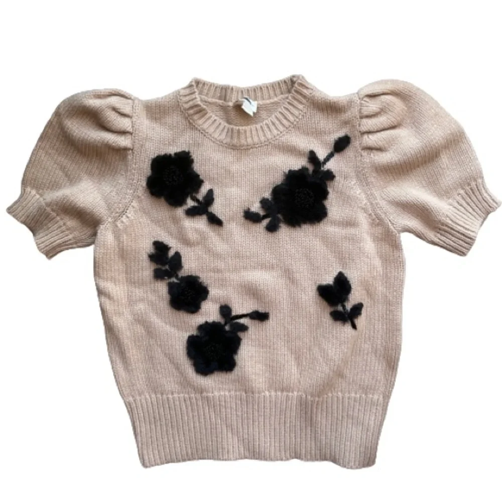 Kate Spade Floral Appliqué Sweater